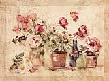 Cheri Blum Potted Roses I painting